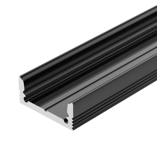Профиль SL-SLIM-H7-2000 BLACK, ракурс 2