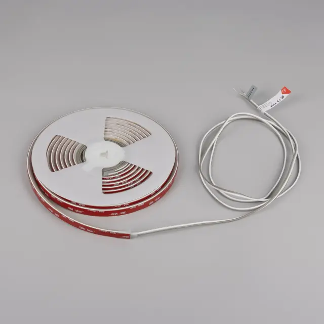 Светодиодная лента герметичная COB-PS-X480-12mm 24V Day4000 (15 W/m, IP67, TWP100, 5m), ракурс 2
