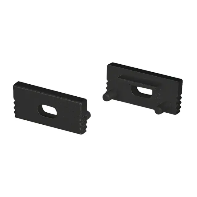 Заглушка SL-SLIM-H7 BLACK с отверстием