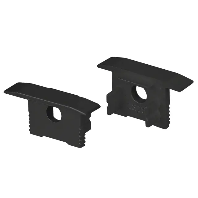 Заглушка SL-SLIM-H13M-F25 BLACK с отверстием