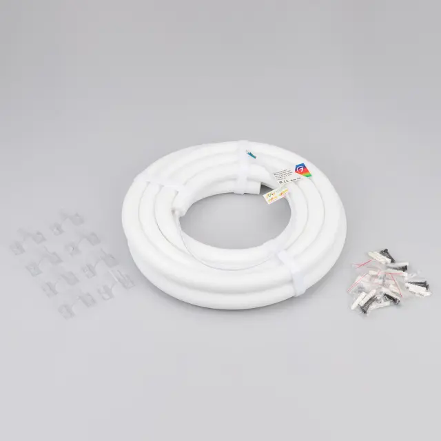 Гибкий неон MOONLIGHT-TOP-F280-D25mm 24V RGB 360deg (14.4 W/m, IP65, 3535, 5m, wire x1), ракурс 4