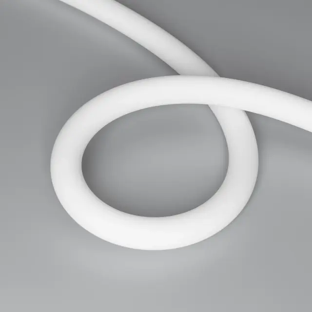 Гибкий неон MOONLIGHT-TOP-M768-D25mm 24V White-MIX 360deg (14.4 W/m, IP65, 2216, 5m, wire x1), ракурс 4