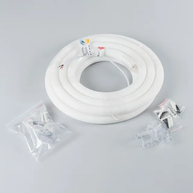 Гибкий неон MOONLIGHT-TOP-M768-D25mm 24V White-MIX 360deg (14.4 W/m, IP65, 2216, 5m, wire x1), ракурс 5