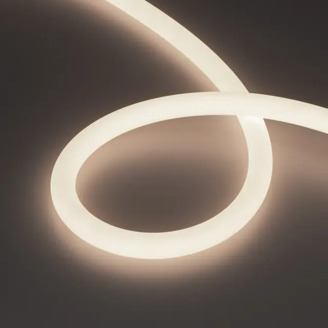Гибкий неон MOONLIGHT-TOP-M768-D18mm 24V White-MIX 360deg (14.4 W/m, IP65, 2216, 5m, wire x1), ракурс 5