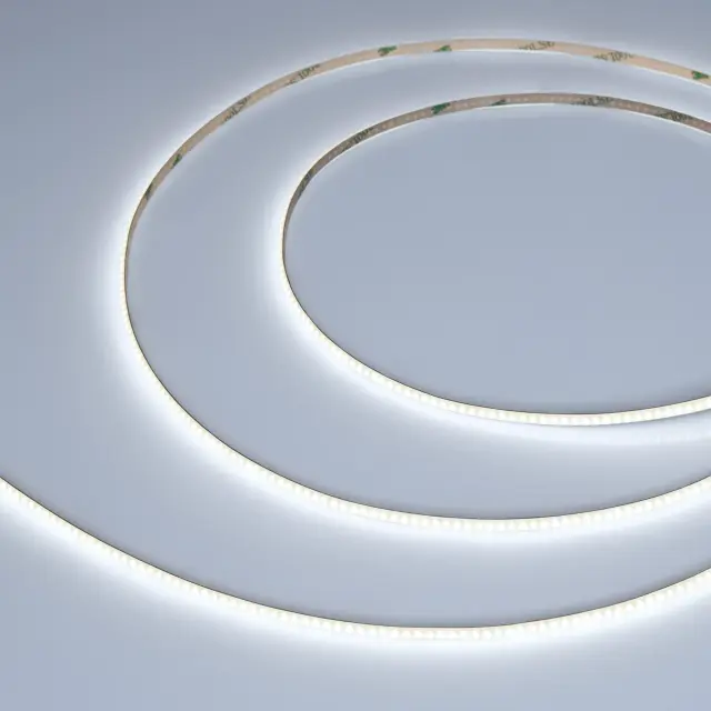Светодиодная лента COB-X600-5mm 24V White-CDW (7.5 W/m, IP20, 5m), ракурс 5