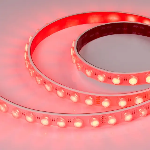 Светодиодная лента герметичная FLT-PS-S42-23mm 24V RGB (21 W/m, IP67, 30deg, 5m), ракурс 3