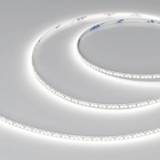 Светодиодная лента MICROLED-M266-4mm 24V White6000 (12 W/m, IP20, 2216, 5m), ракурс 4