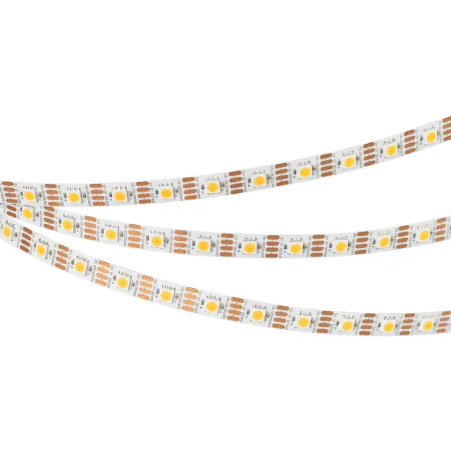 Светодиодная лента SPI-B60-10mm 12V Warm3000-PX1-RAM (9.3 W/m, IP20, 5060, 5m), ракурс 2