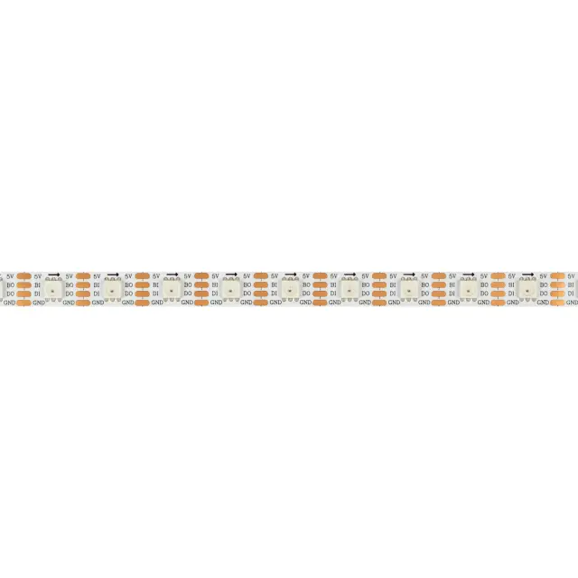 Светодиодная лента SPI-B60-10mm 5V RGB-PX1-BPT (12 W/m, IP20, 5060, 5m), ракурс 3