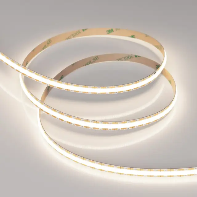 Светодиодная лента COB-X528-8mm 12V Day4000 (11 W/m, IP20, CSP, 5m), ракурс 5