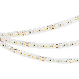 Светодиодная лента RT-A140-10mm 24V Warm3500 SUN (20 W/m, IP20, 2835, 5m)