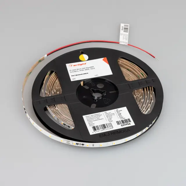 Светодиодная лента IC-A60-8mm 24V Day4000 (4.8 W/m, IP20, 2835, 10m), ракурс 4