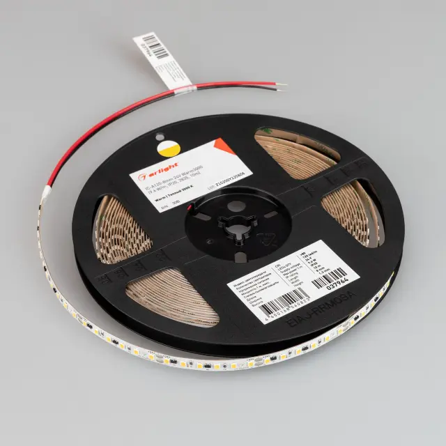 Светодиодная лента IC-A120-8mm 24V Warm3000 (9.6 W/m, IP20, 2835, 10m), ракурс 3