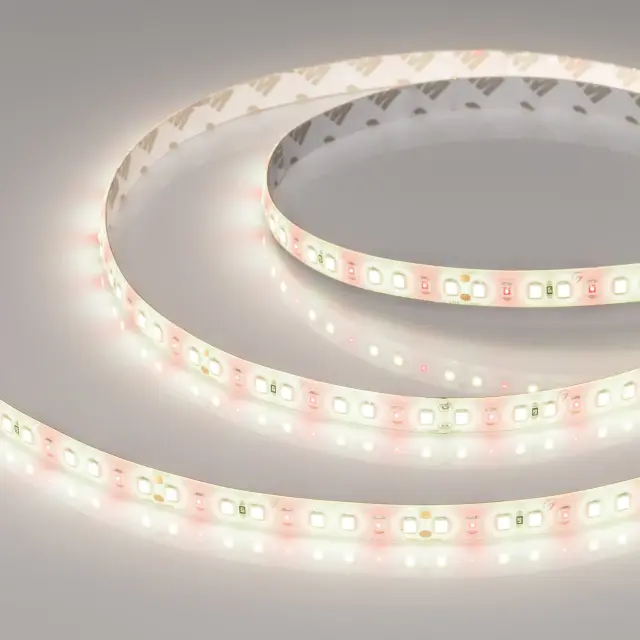 Светодиодная лента FITOLUX-SE-A144-10mm 24V Day5000-Red (14 W/m, IP65, 2835, 5m), ракурс 3