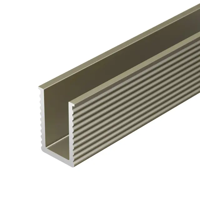Профиль SL-MINI-6-H9-2000 ANOD OLIVE GREY, ракурс 3