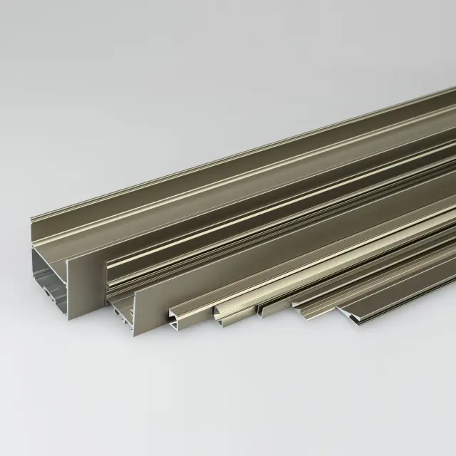 Профиль SL-MINI-6-H9-2000 ANOD OLIVE GREY, ракурс 4