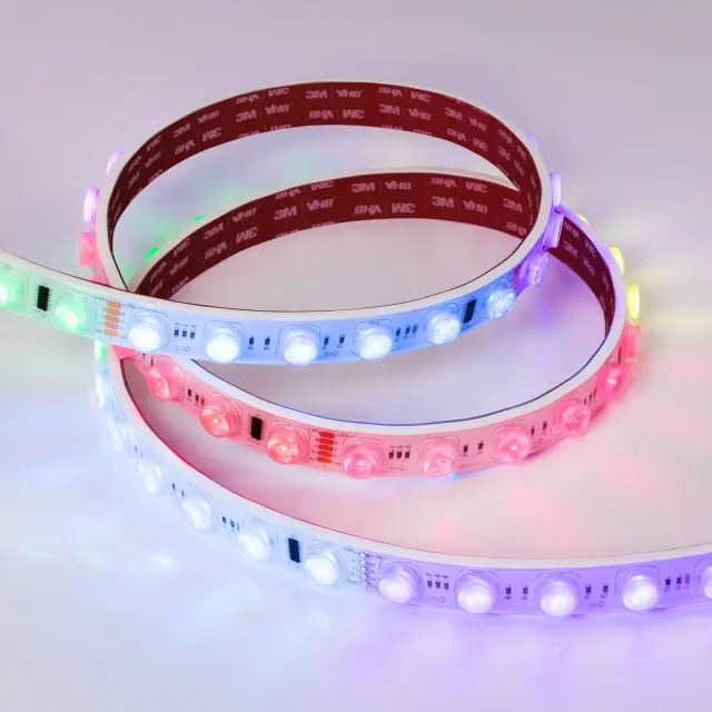 Светодиодная лента герметичная DMX-FLT-PS-S36-23mm 24V RGB-PX6 (20 W/m, IP67, 30deg, 5m), ракурс 3