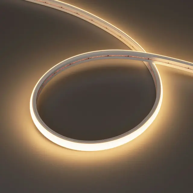 Гибкий неон MOONLIGHT-TOP-X320-11x7mm 24V Warm3000 (10 W/m, IP65, CSP, 5m, wire x2)