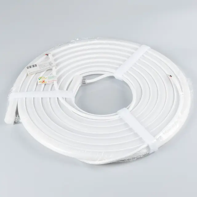 Гибкий неон MOONLIGHT-TOP-A140-16x15mm 24V Warm3500 (9.6 W/m, IP65, 2835, 5m, wire x1), ракурс 3