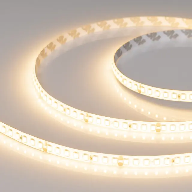 Светодиодная лента герметичная RTW-SE-A160-8mm 24V Warm3000 (12 W/m, IP65, 5m)