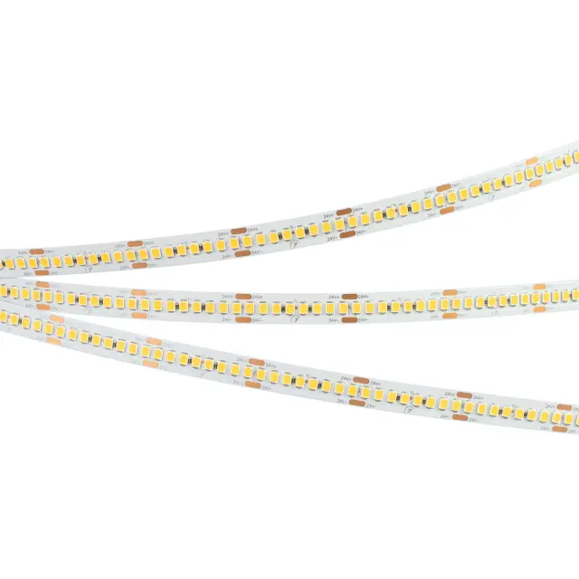 Светодиодная лента RT-A240-10mm 24V White6000 (22 W/m, IP20, 2835, 5m), ракурс 4