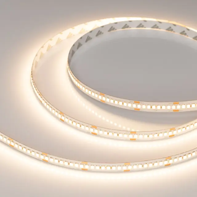 Светодиодная лента RT-A240-10mm 24V Warm3000 (22 W/m, IP20, 2835, 5m)