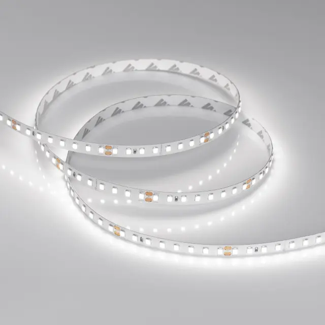 Светодиодная лента RT-A128-8mm 24V White6000 (9.6 W/m, IP20, 2835, 5m), ракурс 3