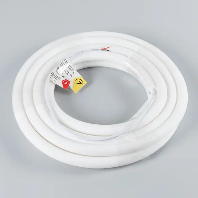 Гибкий неон MOONLIGHT-TOP-A336-D18mm 24V Warm2700 360deg (14.4 W/m, IP65, 2835, 5m, wire x1), ракурс 3
