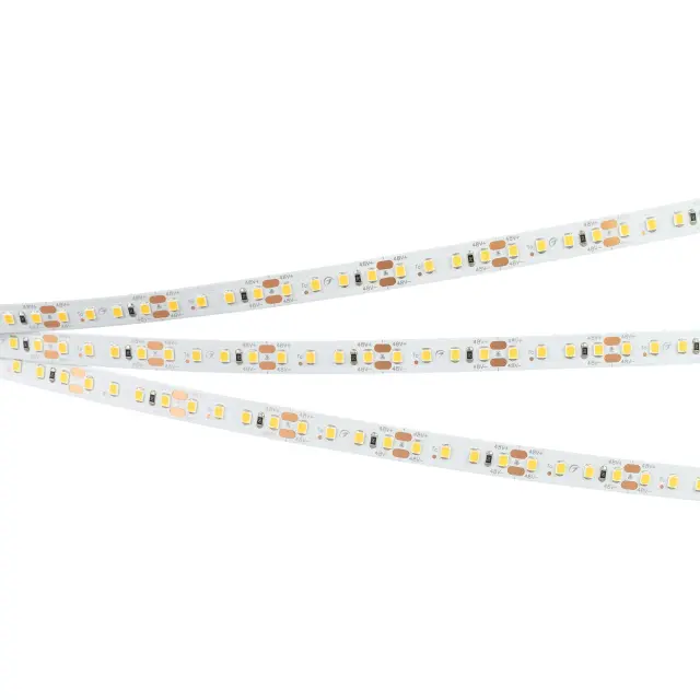 Светодиодная лента RT-A120-10mm 48V White6000 (9.6 W/m, IP20, 2835, 30m), ракурс 3