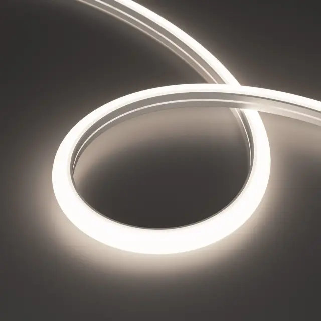 Гибкий неон MOONLIGHT-TOP-A140-16x15mm 24V Day5000 (9.6 W/m, IP65, 2835, 5m, wire x1)
