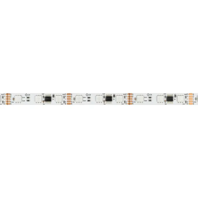 Светодиодная лента DMX-B60-10mm 12V RGB-PX3 (14 W/m, IP20, 5m), ракурс 4