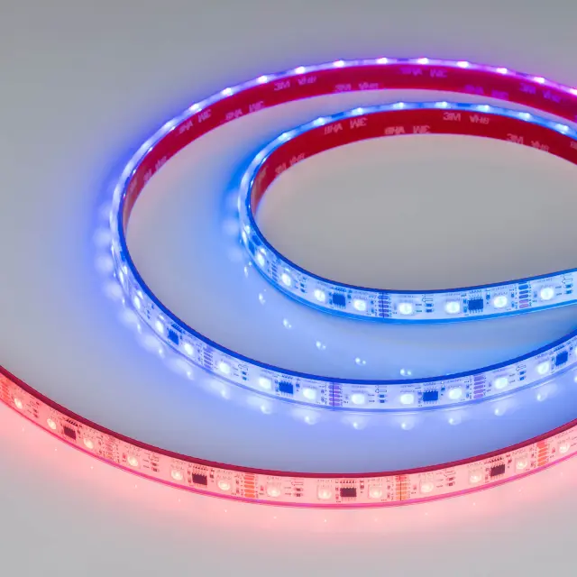 Светодиодная лента герметичная DMX-PFS-B60-12mm 12V RGB-PX3 (14 W/m, IP68, 5060, 5m)