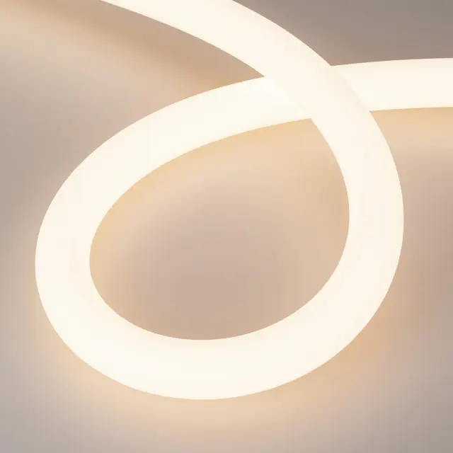 Гибкий неон MOONLIGHT-SIDE-A336-D40mm 24V Warm3000 360deg (15 W/m, IP65, 2835, 5m, wire x1)