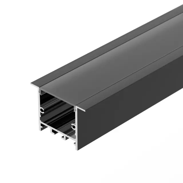 Профиль SL-LINIA49S-F-2000 ANOD BLACK, ракурс 3