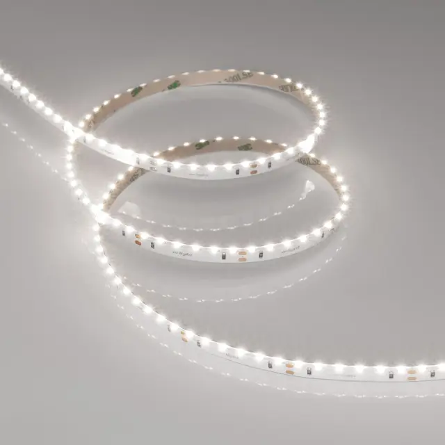 Светодиодная лента RS-S120-8mm 24V Day5000 (9.6 W/m, IP20, 3014, 5m), ракурс 2