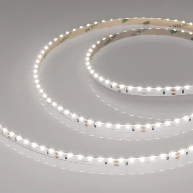 Светодиодная лента RS-S120-8mm 24V Day5000 (9.6 W/m, IP20, 3014, 5m), ракурс 5
