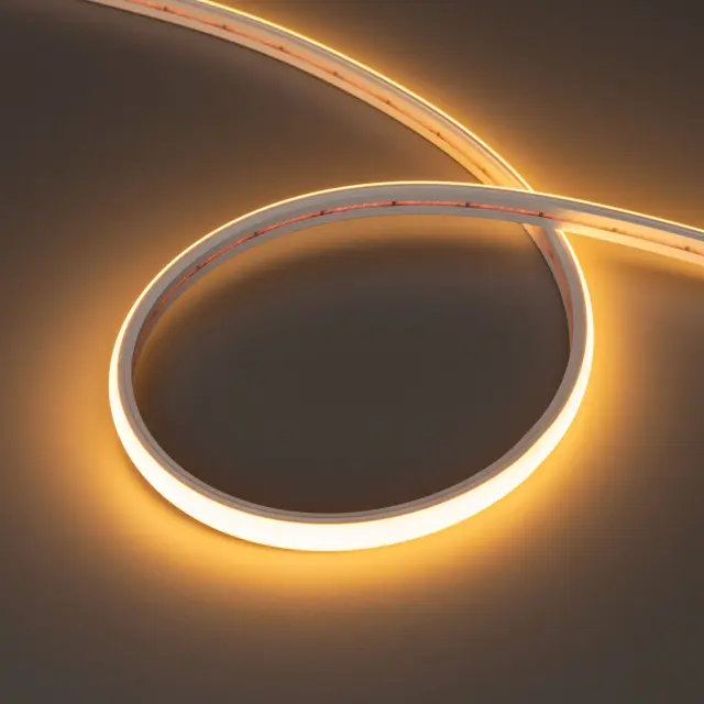 Гибкий неон MOONLIGHT-TOP-X320-11x7mm 24V Warm2300 (10 W/m, IP65, CSP, 5m, wire x2)