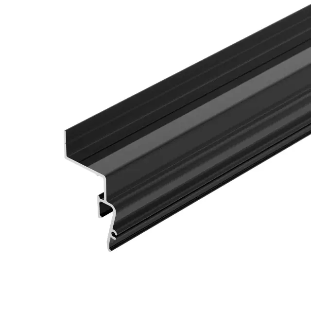 Профиль STRETCH-SHADOW-2000 BLACK (A2-CONTOUR-PRO), ракурс 2