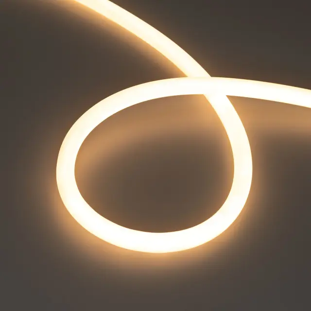 Гибкий неон MOONLIGHT-TOP-M560-D13mm 24V Warm2700 360deg (8.6 W/m, IP65, 5m, wire x1)