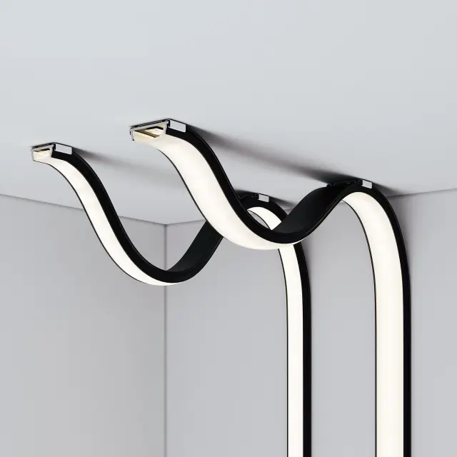 Профиль ARH-BENT-W18-2000 ANOD BLACK, ракурс 5
