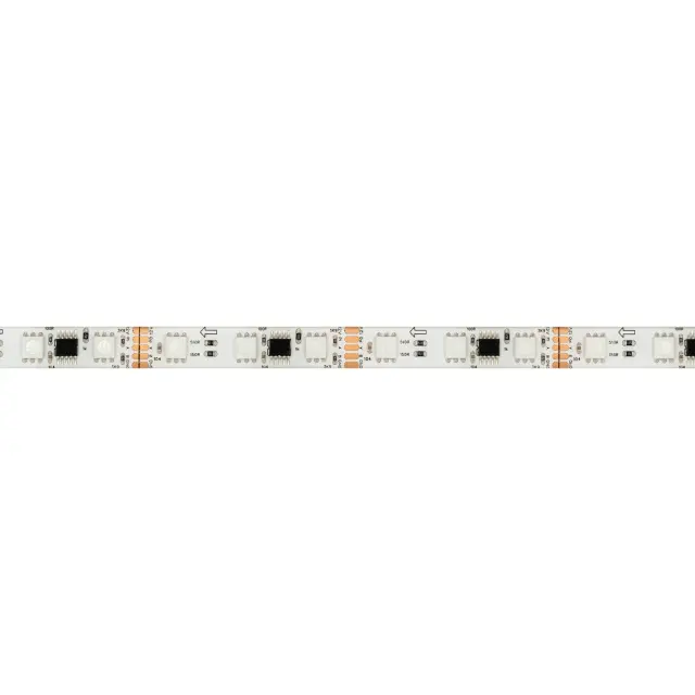 Светодиодная лента герметичная DMX-SE-B60-10mm 12V RGB-PX3 (14 W/m, IP65, 5060, 5m), ракурс 2