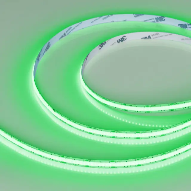 Светодиодная лента COB-X840-10mm 24V RGB (16 W/m, IP20, CSP, 5m), ракурс 3