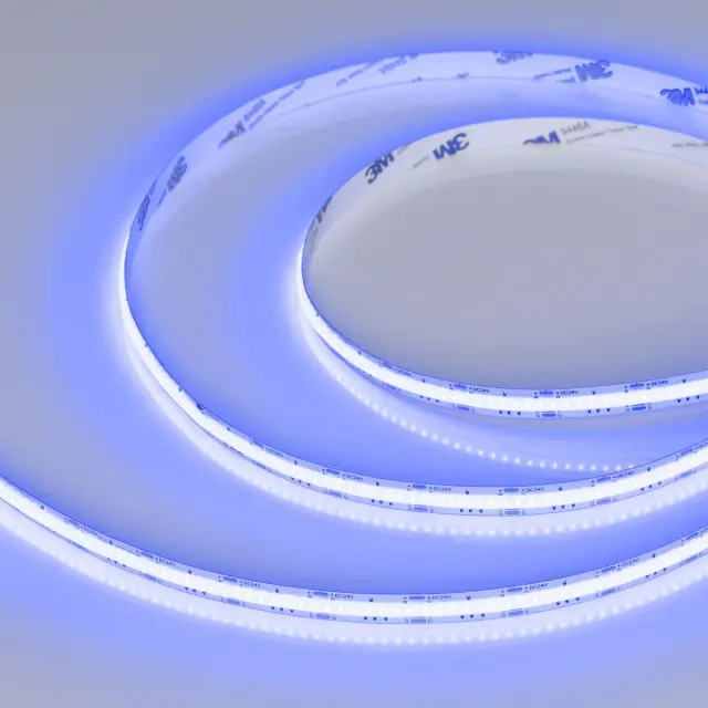 Светодиодная лента COB-X840-10mm 24V RGB (16 W/m, IP20, CSP, 5m), ракурс 4