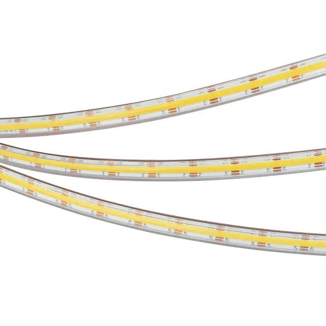 Светодиодная лента герметичная CSP-PS-X640-12mm 24V White-MIX (23 W/m, IP67, 5m), ракурс 2