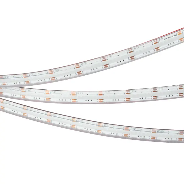 Светодиодная лента герметичная COB-PS-X840-12mm 24V RGB (16 W/m, IP67, CSP, 5m), ракурс 3