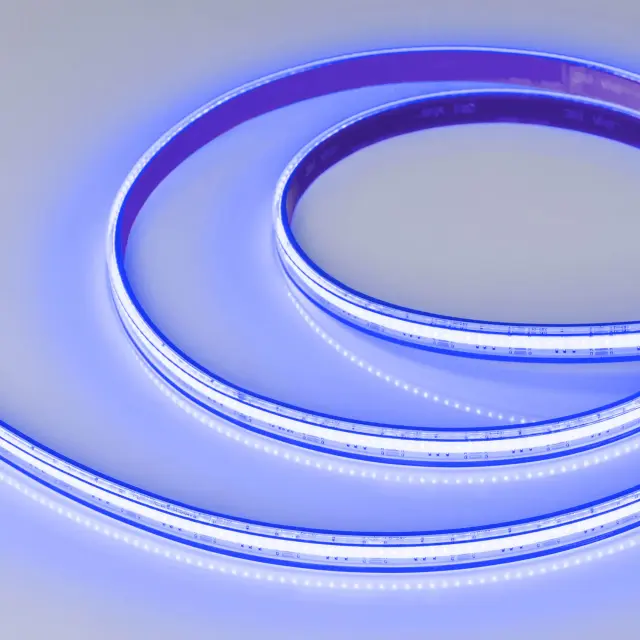 Светодиодная лента герметичная COB-PS-X840-12mm 24V RGB (16 W/m, IP67, CSP, 5m), ракурс 4