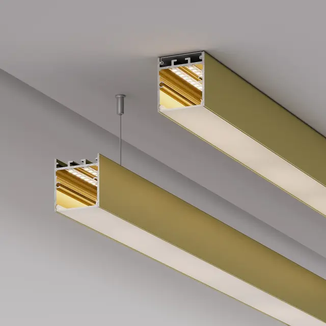 Профиль SL-LINE-3638-LW-2000 ANOD GOLD, ракурс 5