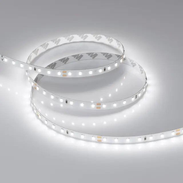 Светодиодная лента UL-A98-8mm 24V White6000 (10 W/m, IP20, 2835, 5m), ракурс 2
