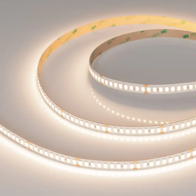 Светодиодная лента ULTRA-C180-10mm 24V Warm3500 (19.2 W/m, IP20, 5630, 5m), ракурс 3