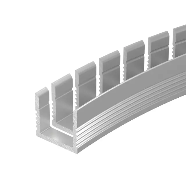 Профиль FANTOM-BENT-W12-SIDE-2000 ANOD, ракурс 2